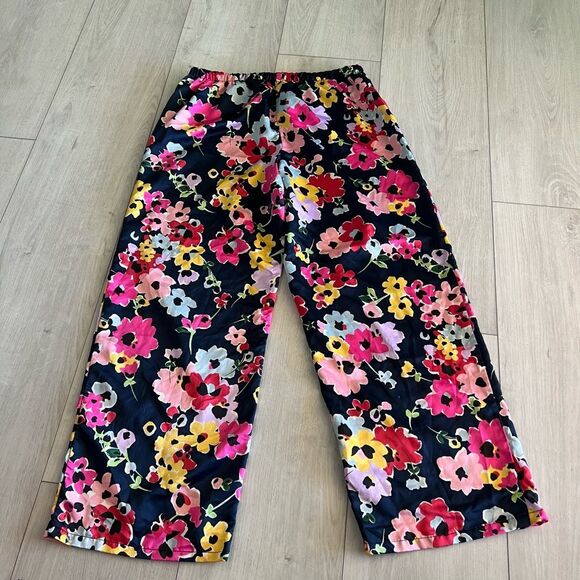 Kate Spade Long Pajama Set L Bright Cheery Floral - Picture 8 of 10